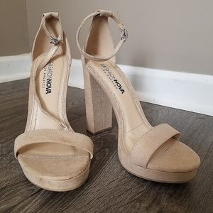 FASHION NOVA Single Strap Heels | Chunky Heels | Sandals